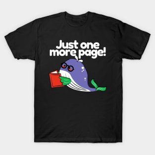 Geek Whale Reading T-Shirt